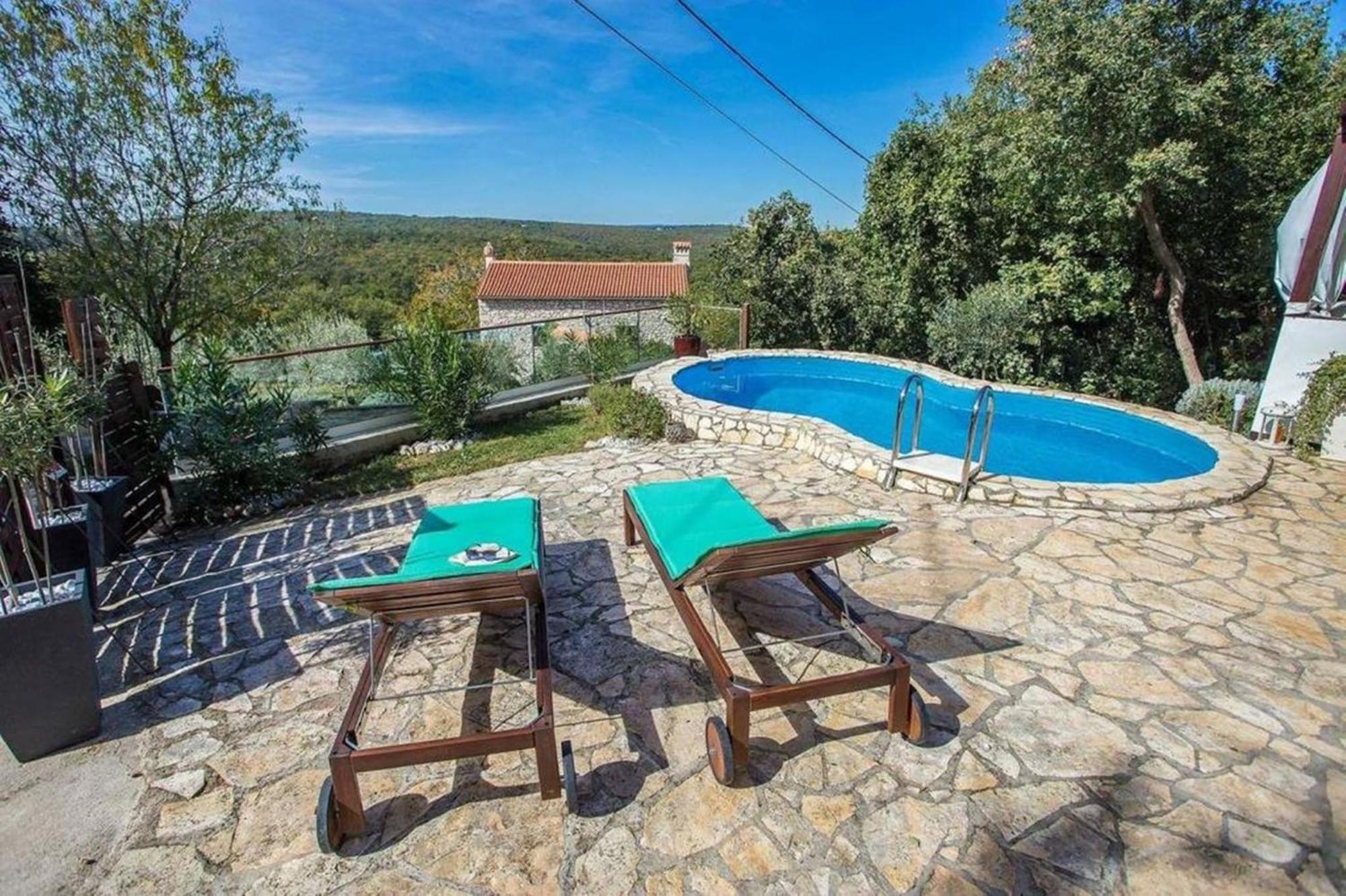 Holiday Home Deborah With Private Pool Лабин Экстерьер фото